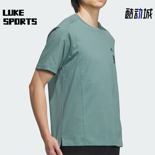 Adidas/阿迪达斯正品新款男士宽松透气休闲运动短袖T恤IX4291