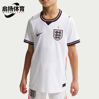 Nike/耐克正品2026夏季大童舒适运动训练透气足球T恤IB5111-100