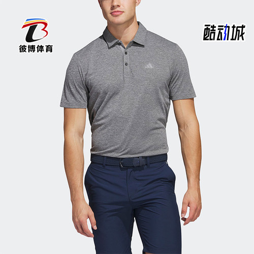 Adidas/阿迪达斯正品夏季男士透气印花运动休闲翻领POLO衫IA5449
