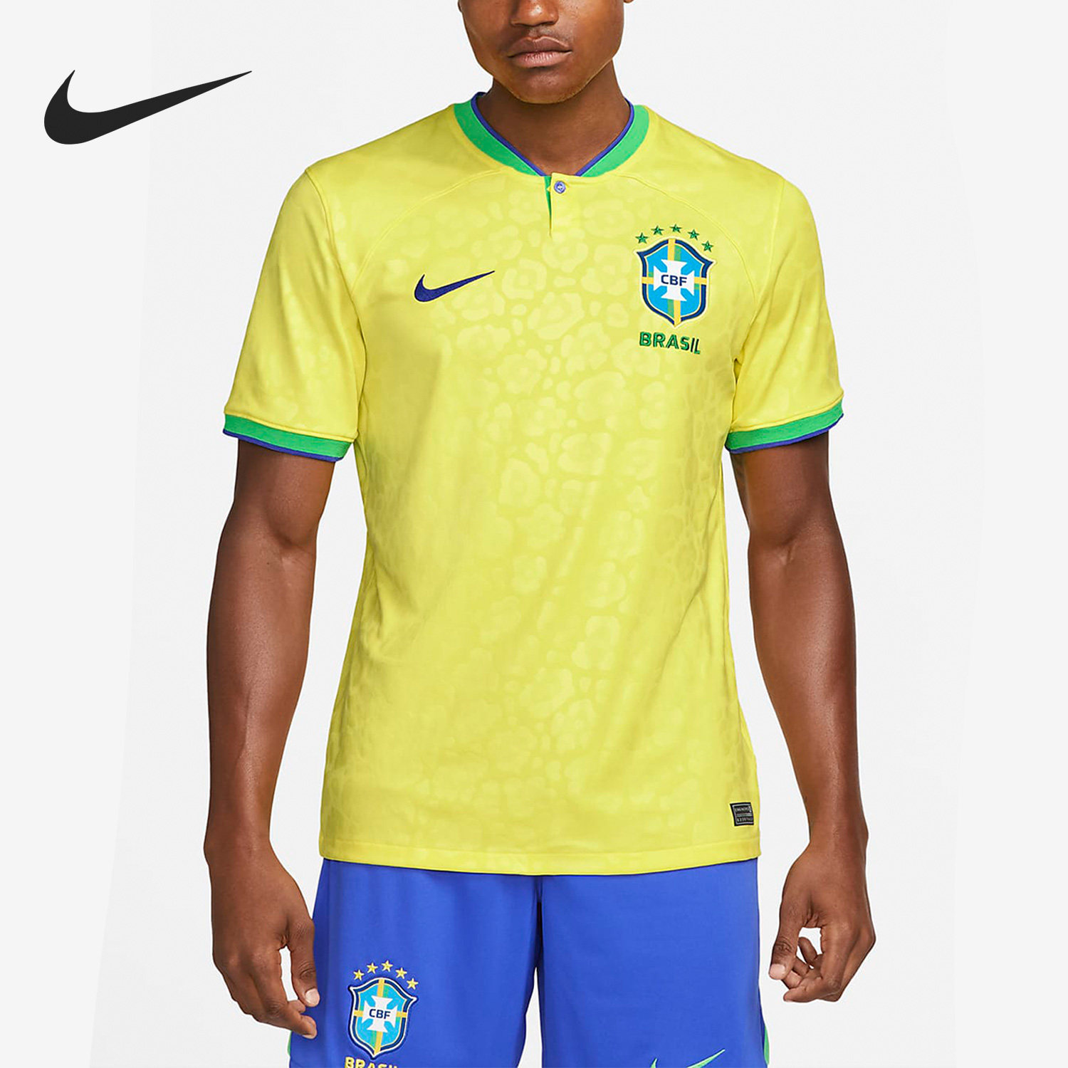 Nike/耐克正品巴西队主场球迷版Dri-FIT 男子球衣DN0680-741