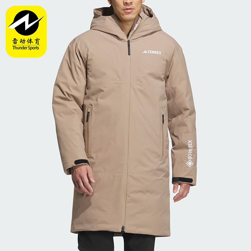 阿迪达斯男士防水透湿鹅绒服