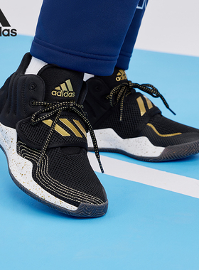 Adidas/阿迪达斯正品新款女子GS大童训练篮球鞋篮球鞋S29014
