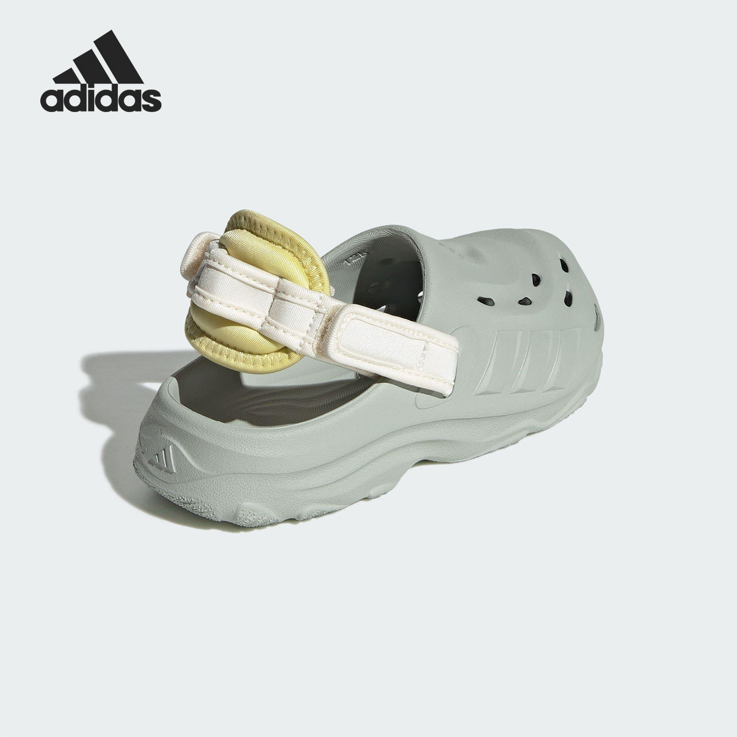 Adidas/阿迪达斯官方正品2025夏季款大童透气舒适轻便包头凉鞋