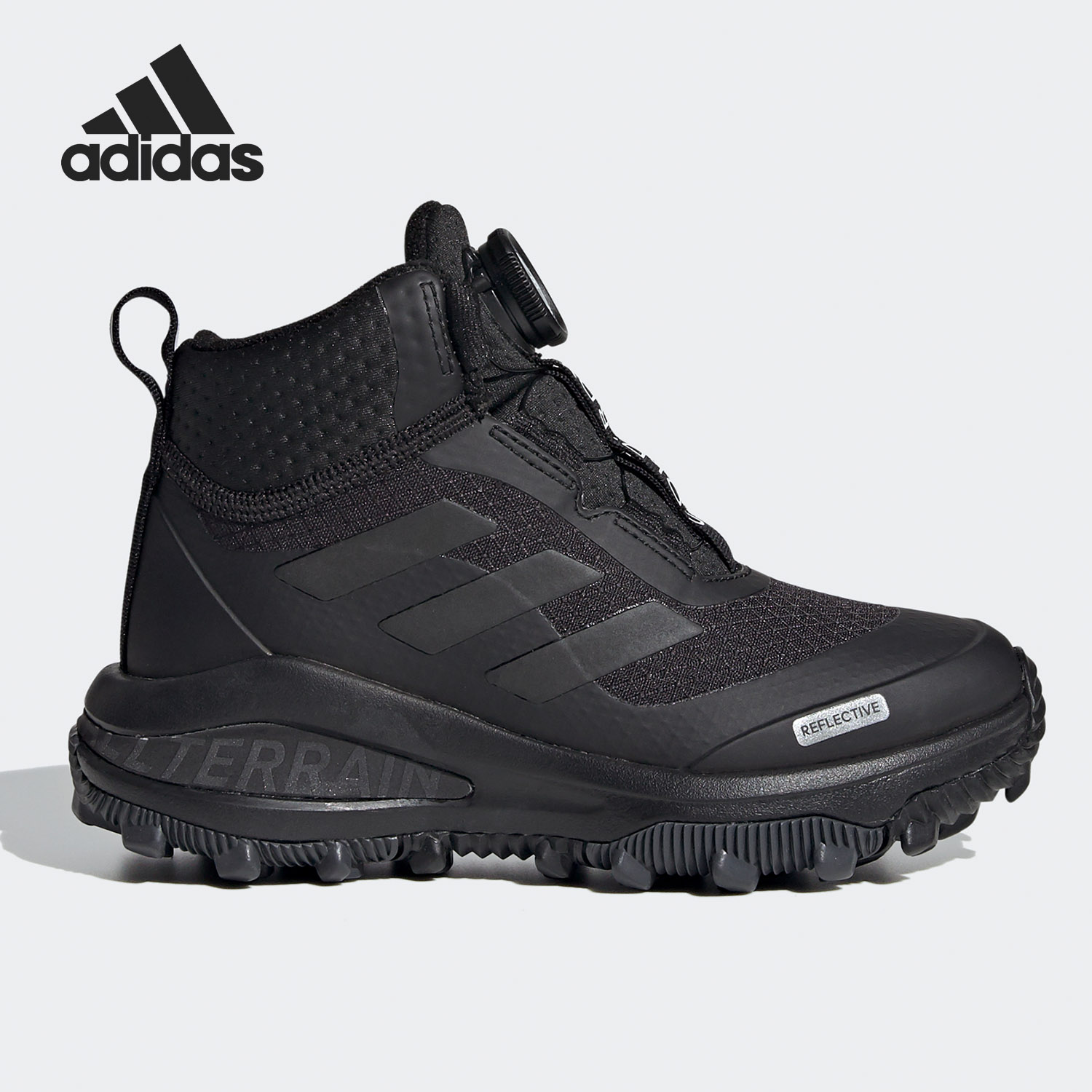 Adidas/阿迪达斯 FORTARUN BOA 大童户外跑步徒步雪地靴 FV3486
