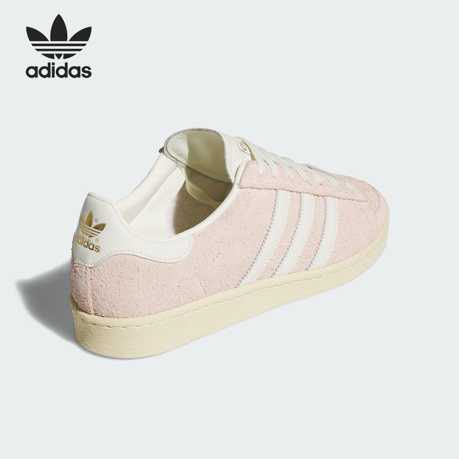 Adidas/阿迪达斯官方正品三叶草男女绒面革经典运动板鞋JS0806