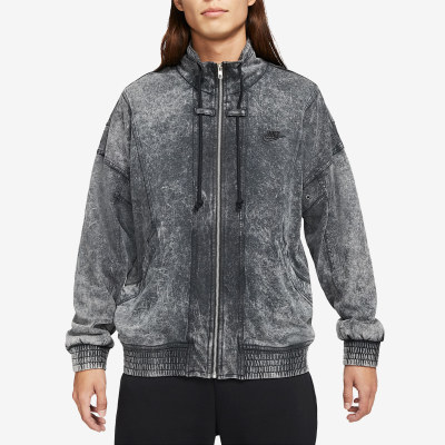 Nike耐克正品Sportswear男立领宽松型做旧拉链夹克CV4354-060