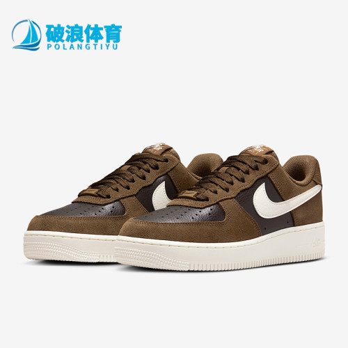Nike/耐克正品Air Force 1女士低帮翻毛皮休闲轻便板鞋IO1914-235