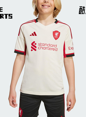 Adidas/阿迪达斯正品LIVERPOOL大童透气足球运动训练短袖JV6453