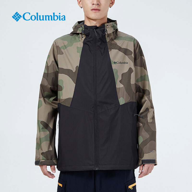 Columbia哥伦比亚正品男子户外运动防水透气舒适休闲冲锋衣RE0088