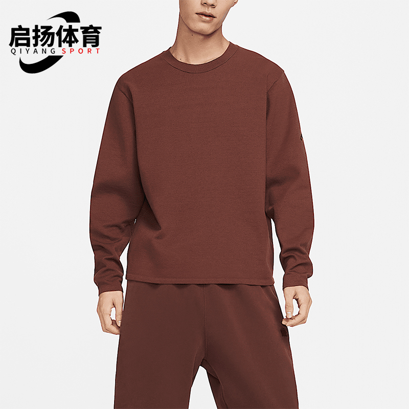 Nike/耐克正品THERMA-FIT男士针织圆领卫衣套头衫DV9975-231