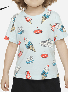 Nike/耐克正品Sole Food 婴童冰淇淋印花运动T恤HJ1675-474