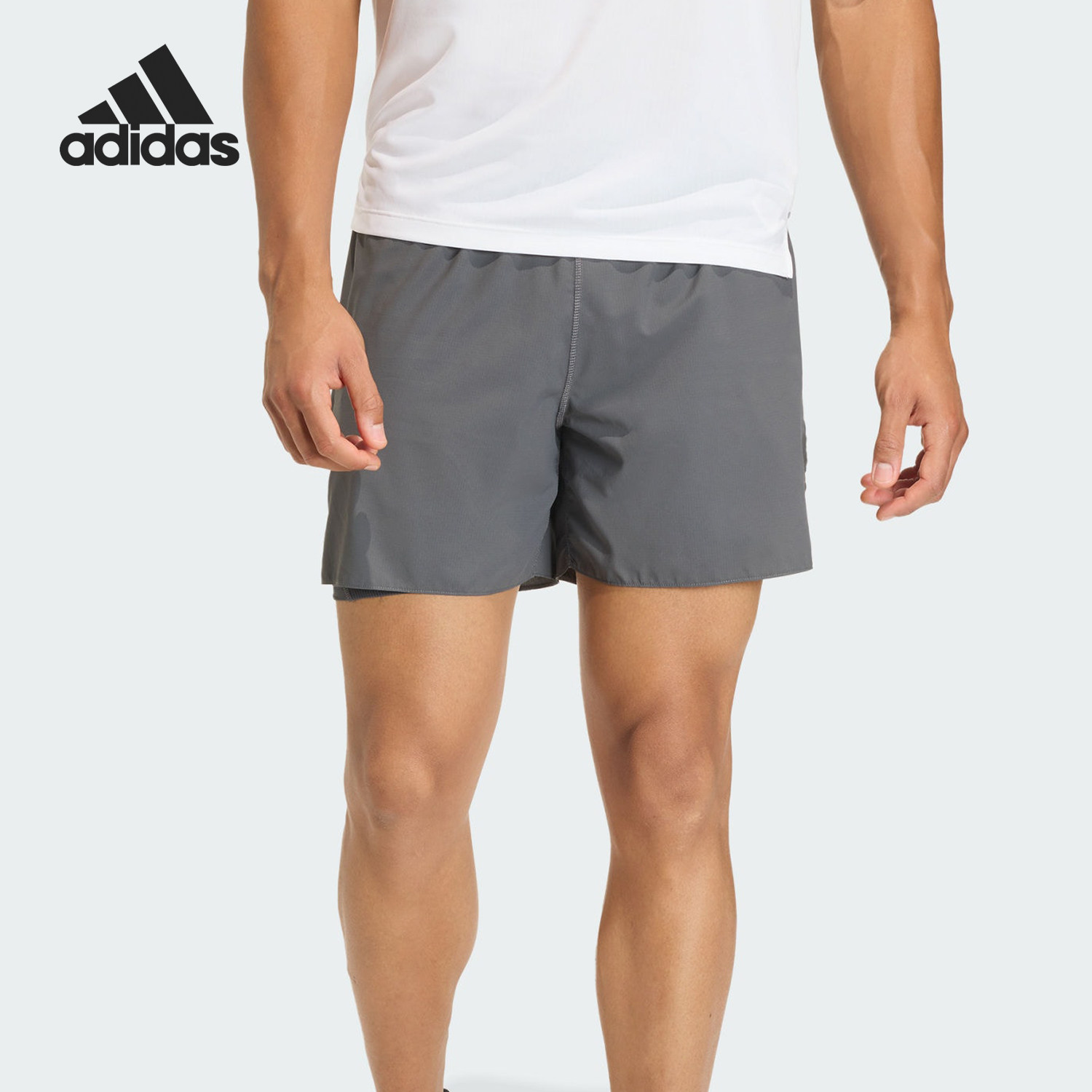 Adidas/阿迪达斯官方正品2026年男士休闲日常简约运动短裤KA6260