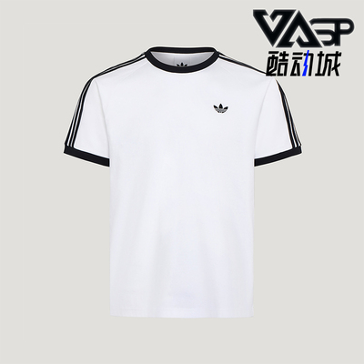 Adidas/阿迪达斯正品三叶草男士经典透气运动针织日常T恤KT7761