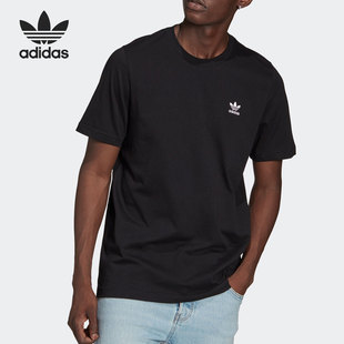 Adidas 三叶草夏季 户外男子圆领简约短袖 GN3416 阿迪达斯官方正品