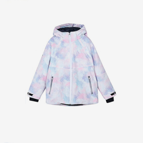 斯凯奇儿童梭织连帽棉服