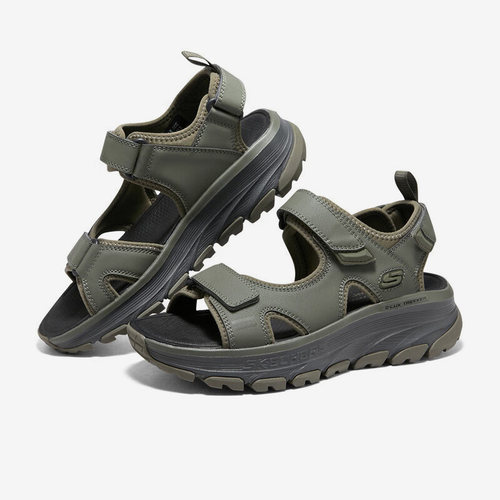 Skechers/斯凯奇正品当季男子新款户外厚底休闲轻便凉鞋