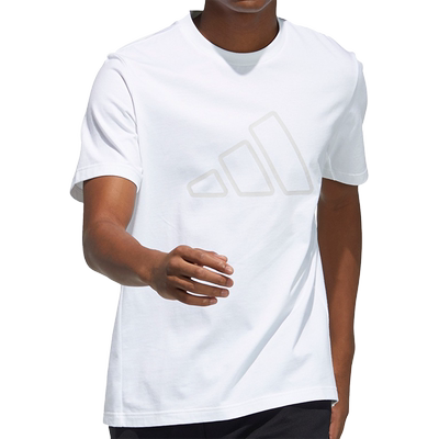 阿迪达斯男子休闲圆领短袖t恤