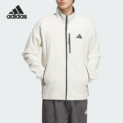 Adidas/阿迪达斯官方正品FLEECE JACKET男女抓绒运动外套KH1804