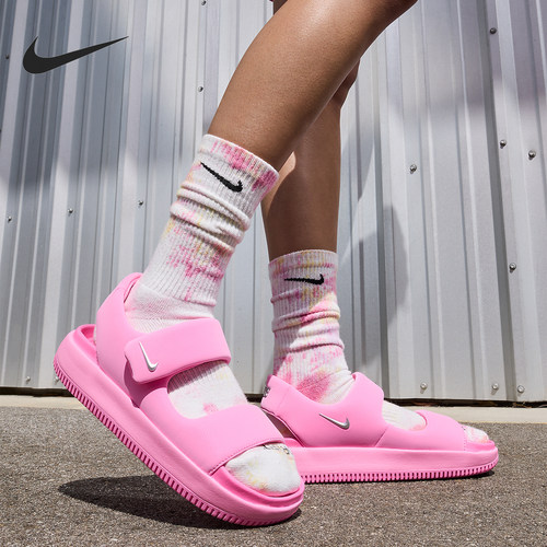 Nike/耐克正品 Calm Sandal 女士厚底休闲沙滩凉鞋FJ6043-600