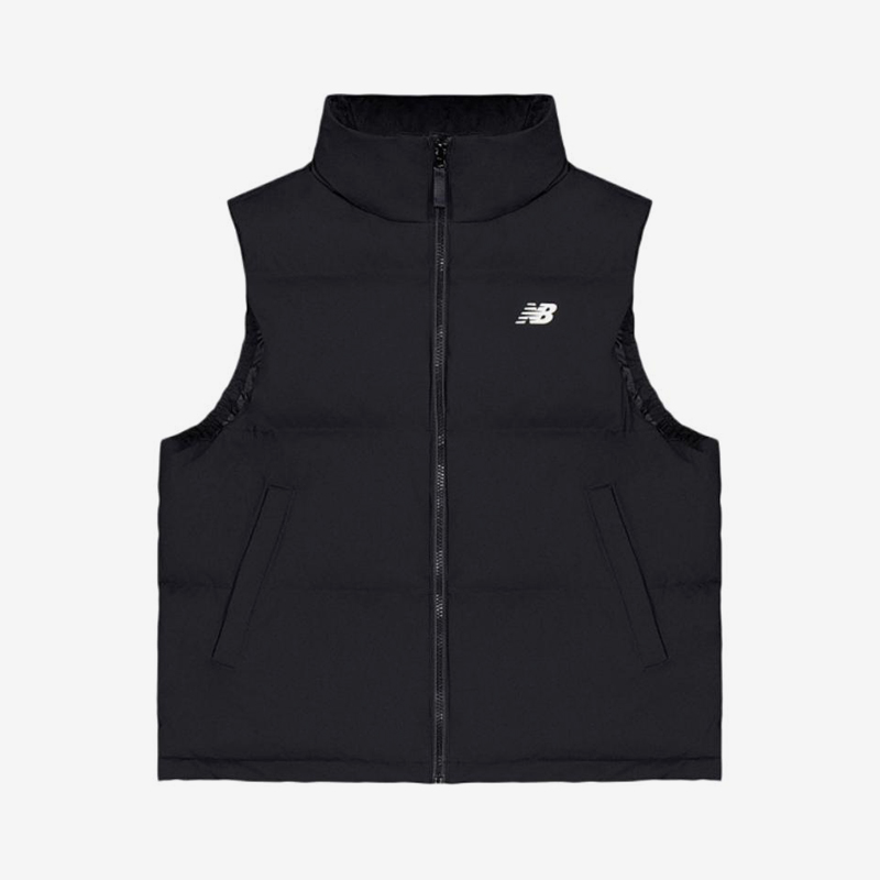 New Balance/NB正品2025新款女子保暖立领羽绒马甲AWV43360-BK