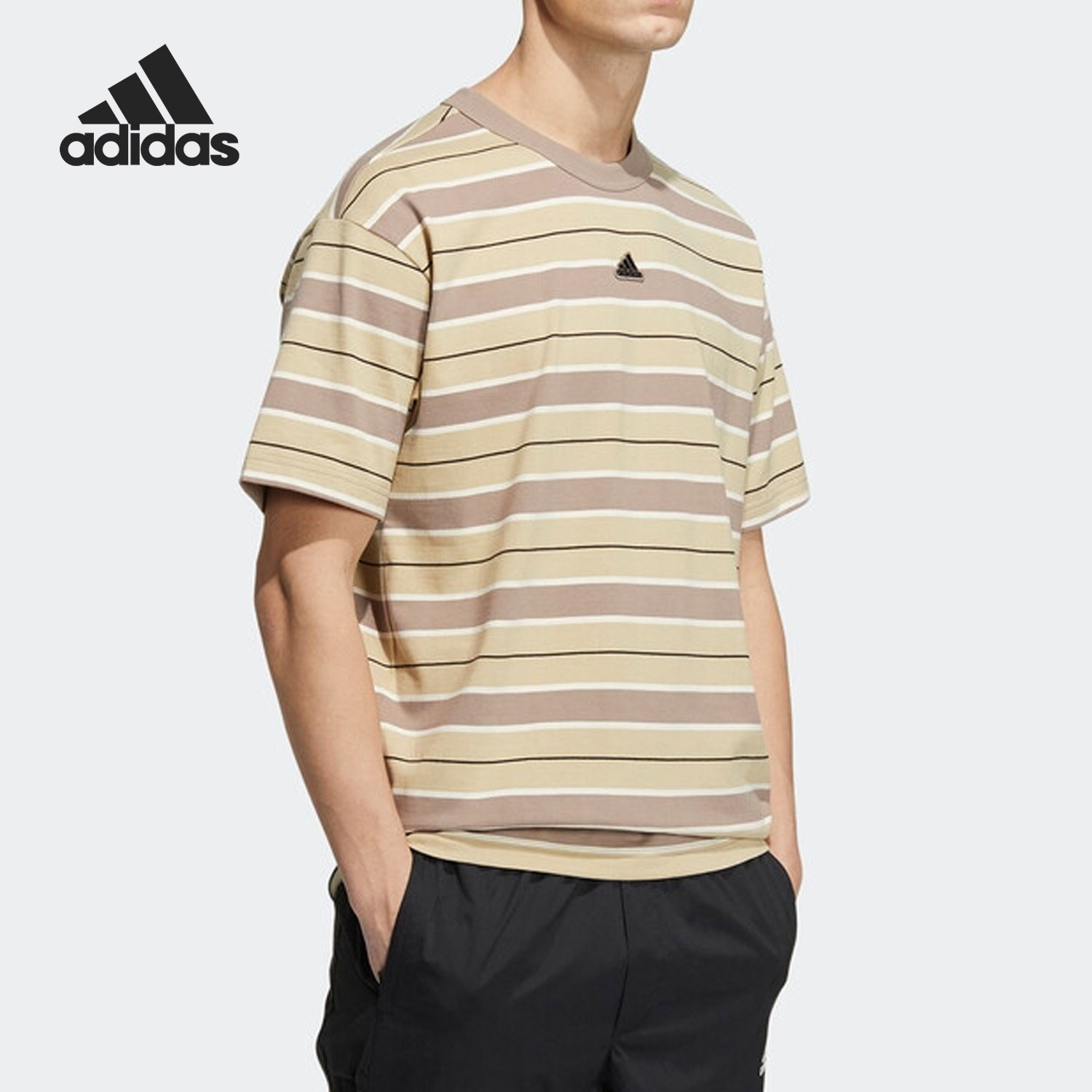 Adidas/阿迪达斯男子运动短袖