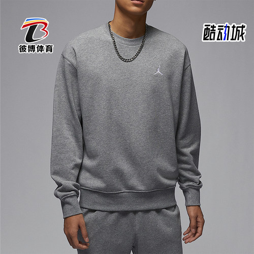 Nike/耐克正品Jordan男士针织宽松经典圆领卫衣FV7296-091