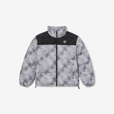 VANS范斯正品冬季新款男子运动保暖印花立领羽绒服外套VN0A7YK1