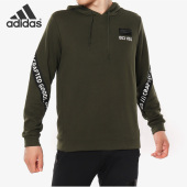 运动休闲针织连帽卫衣DZ5674 NEO男子时尚 Adidas 阿迪达斯正品