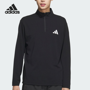 T恤KA7667 Adidas 半拉鏈長(zhǎng)袖 阿迪達(dá)斯官方正品 TEE男士