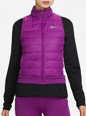 Nike/耐克正品THERMA-FIT女士跑步训练经典保暖棉马甲DD6085-503