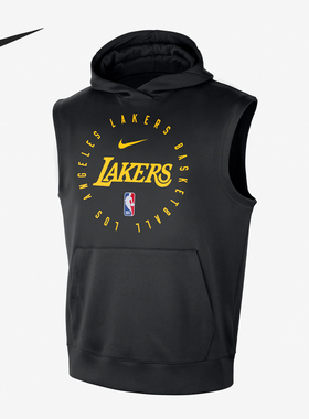 Nike/耐克正品休闲男士透气无袖针织印花套头卫衣HJ9174-010