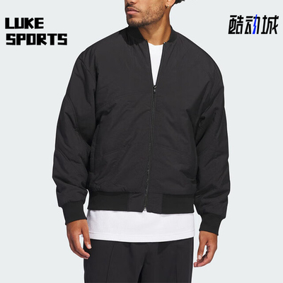 阿迪达斯男士运动休闲棉服