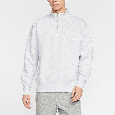 Nike/耐克正品Sportswear Club男士简约半拉链加绒卫衣FN3865-051