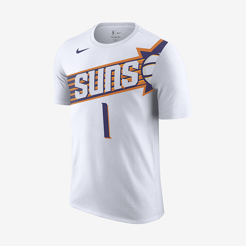 Nike/耐克正品Devin Booker男士休闲运动透气图案短袖FD9807-109