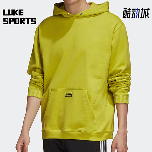 Adidas/阿迪达斯正品三叶草男士经典运动连帽卫衣套头衫GD9346