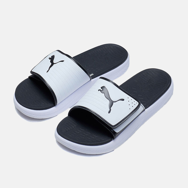 Puma/彪马正品秋冬季新款魔术贴男子运动拖鞋382112-04