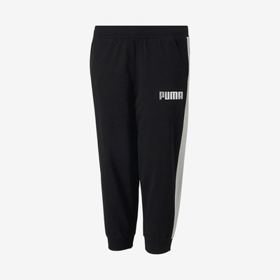 Puma/彪马正品大童时尚印花简约针织休闲透气运动长裤587074