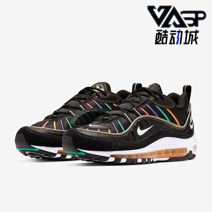 Nike/耐克正品Air Max 98女士反光时尚气垫跑步鞋CI1901-023