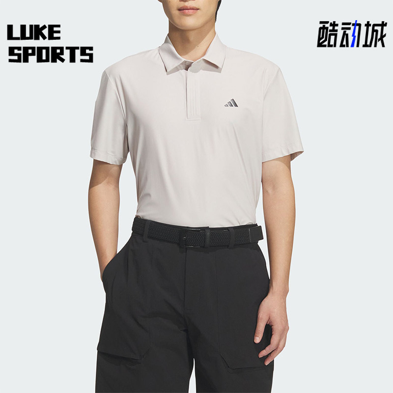 Adidas/阿迪达斯正品夏季男士柔软运动经典短袖高尔夫球服KB4719