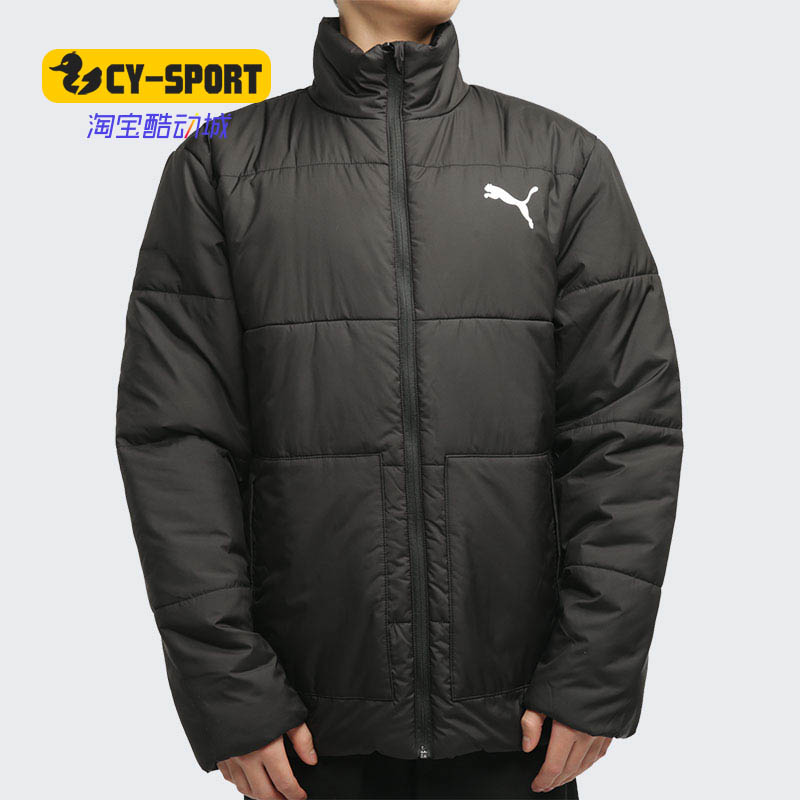 Puma/彪马 正品冬季新款男子休闲立领防风保暖运动棉服582129