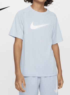 Nike/耐克正品Multi Dri-FIT Dri-FIT大童运动短袖DX5386-440