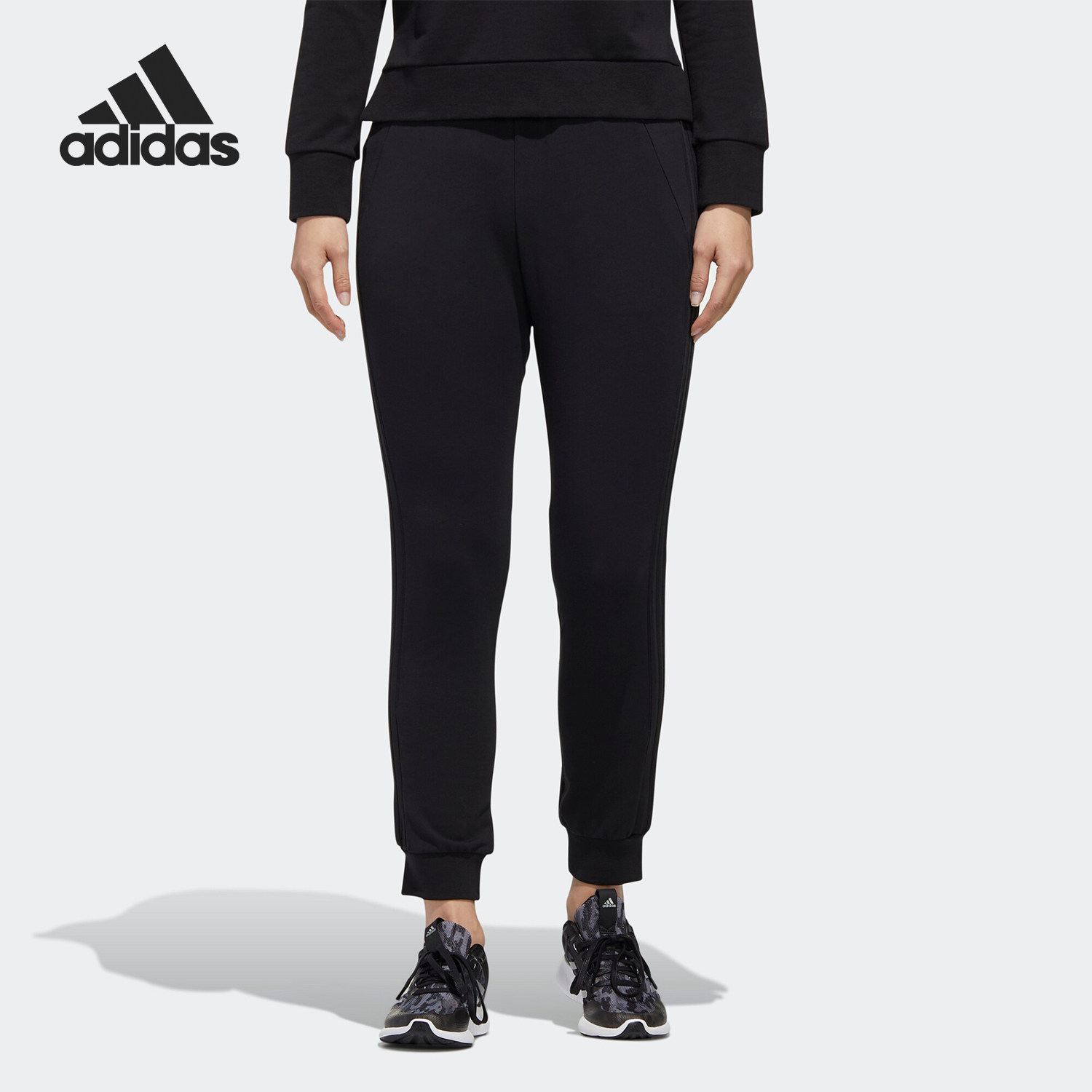 Adidas/阿迪达斯正品秋季运动裤休闲长裤收口小脚裤 GF0163