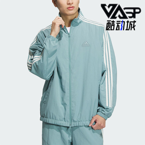 阿迪达斯男女同款时尚梭织外套