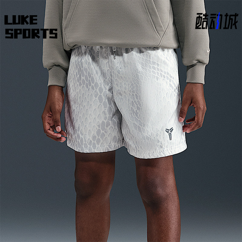 Nike/耐克正品2025 Kobe大童透气梭织训练篮球运动短裤IB7082-100