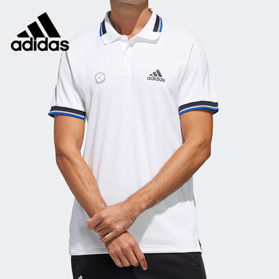 阿迪达斯男子网球短袖POLO衫