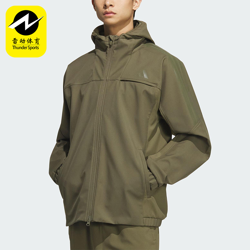 Adidas/阿迪达斯正品SL WARM JKT男士休闲连帽运动户外外套KA1305