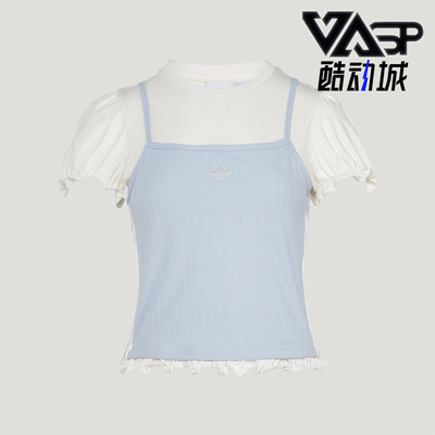 Adidas/阿迪达斯正品三叶草女士日常休闲经典运动短袖T恤KY3298