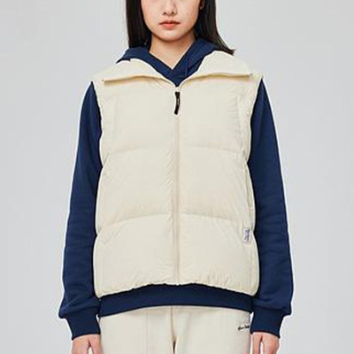 Skechers/斯凯奇正品冬季款女士日常梭织羽绒马甲L424W017-046L