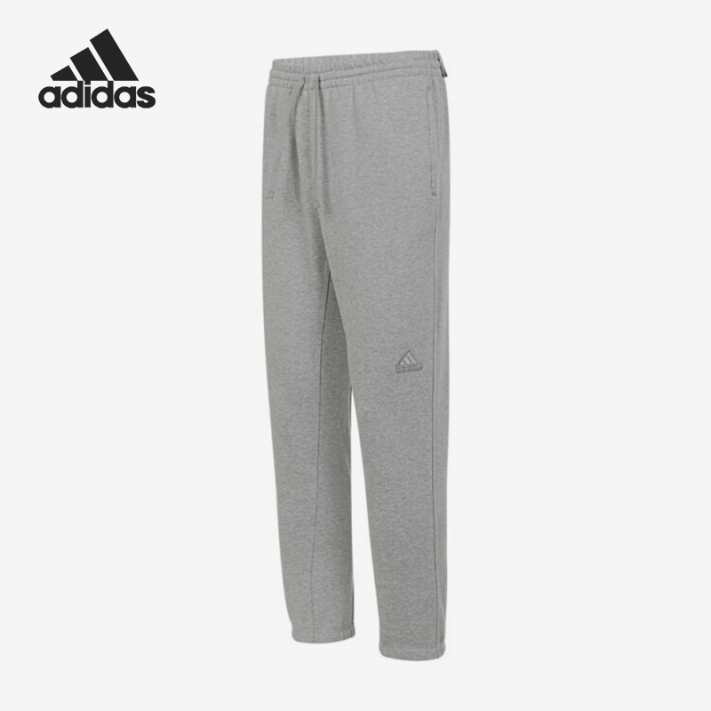 Adidas/阿迪达斯正品2024新款男士系带针织收脚长裤IS1579