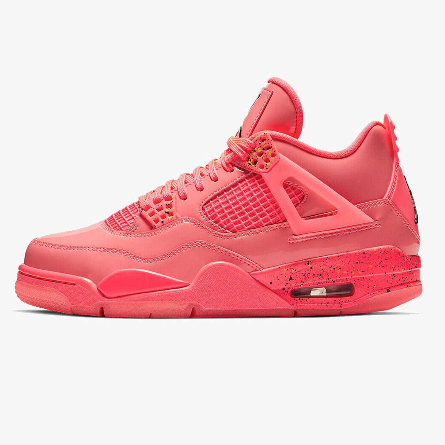 Nike/耐克正品Air Jordan 4 Hot Punch AJ4漆皮骚粉篮球鞋 AQ9128